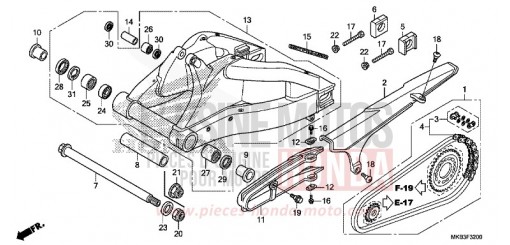 BRAS OSCILLANT CBR1000SAF de 2015